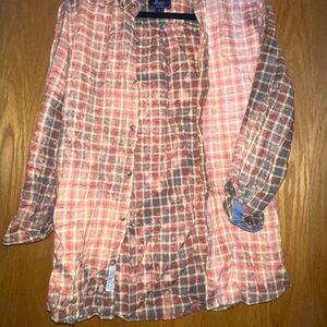 G.H. Bass & Co. Pink Plaid Shirt